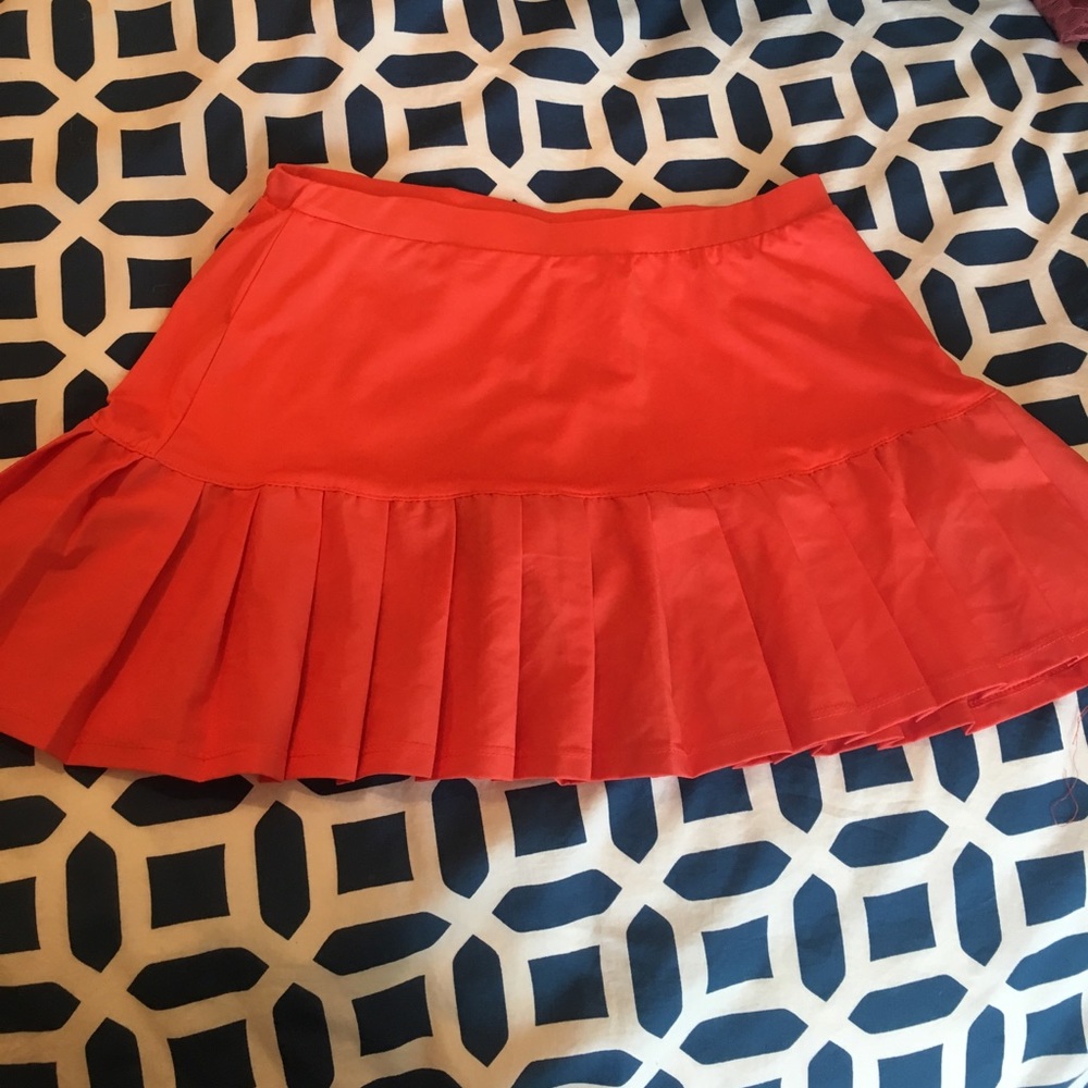 Fila Orange Tennis Skirt